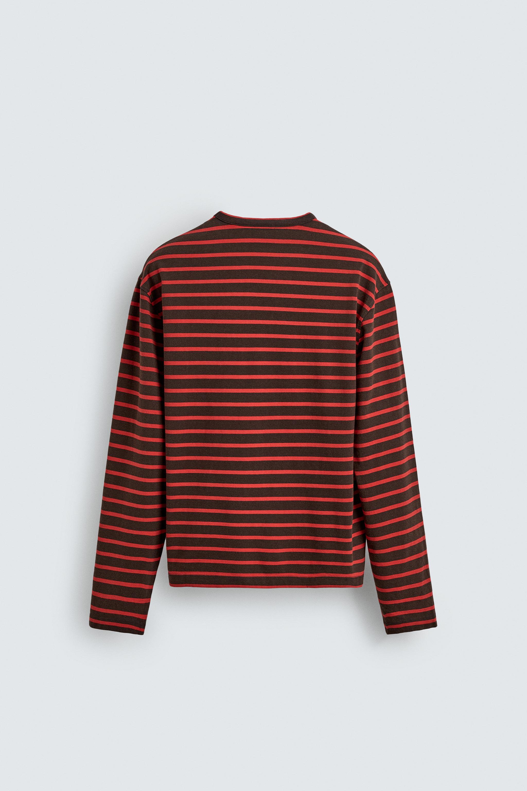 STRIPED JACQUARD T-SHIRT AARON LEVINE X ZARA